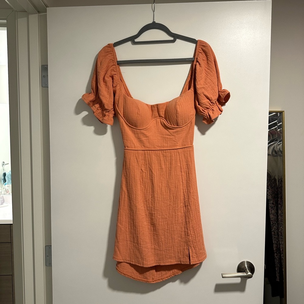 Selfie Leslie Apricot Dress